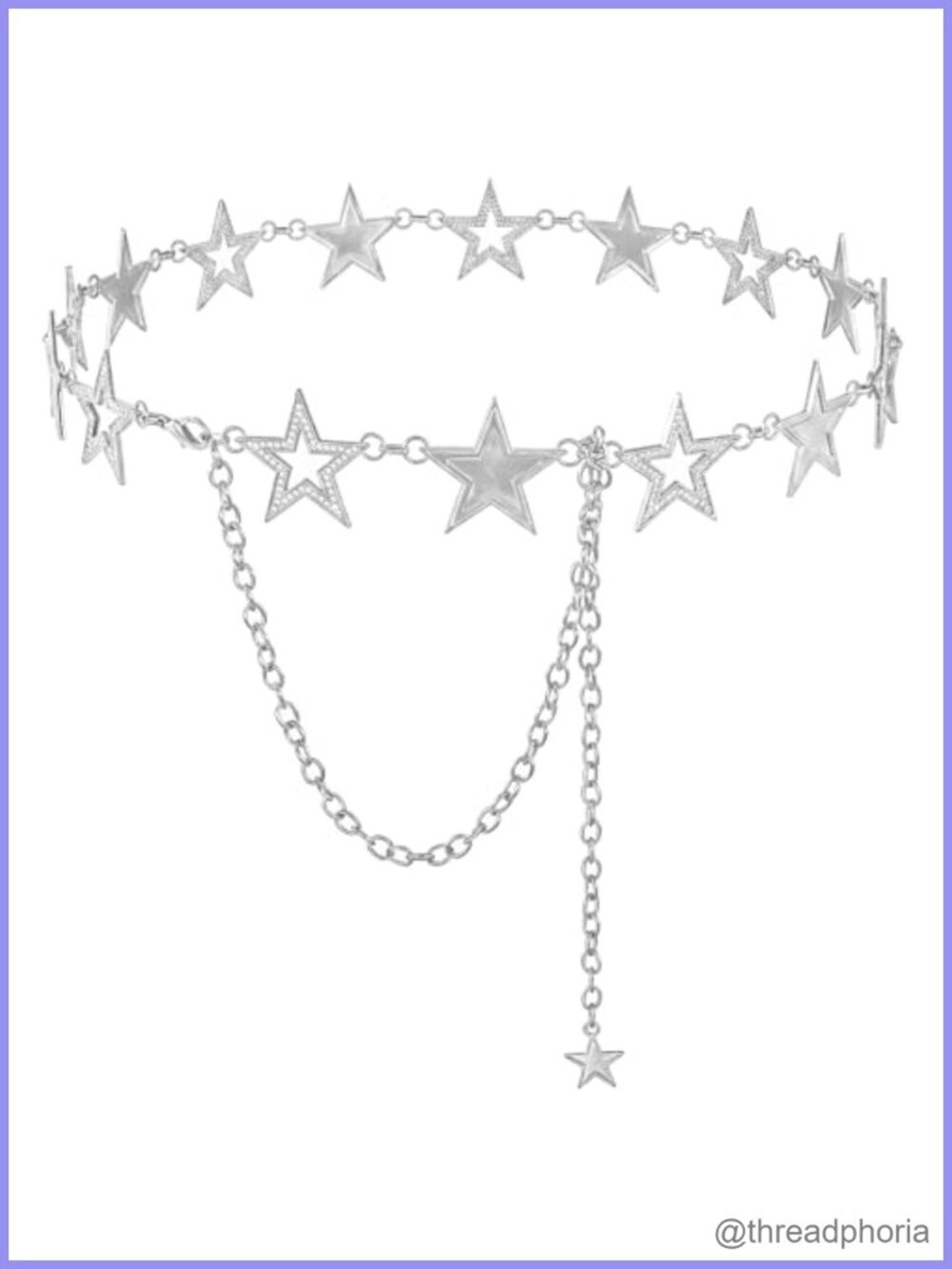 Metal Waist Chain Belt Adjustable Zinc Alloy Chunky Belt for Women